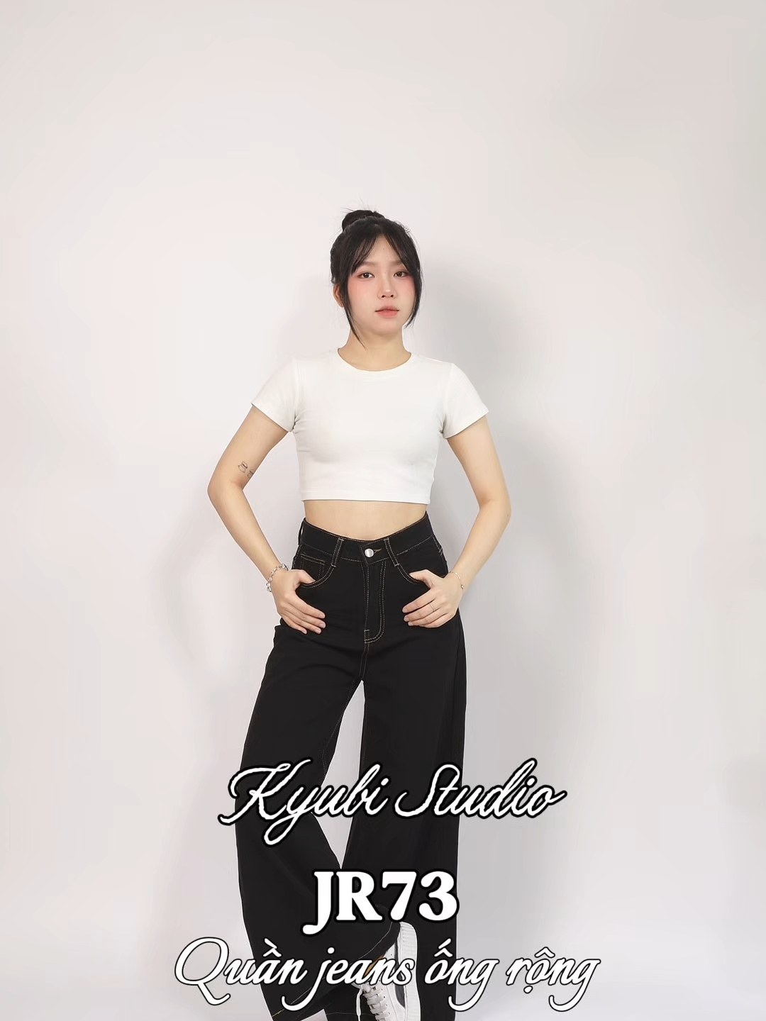 Quần jeans ống rộng dáng ống loe hack dáng chân cho nàng M6 siêu đỉnh ✨#kyubi #kyubishop #quanjean #quanjeannu #quanongrong #quanongloe #quanjeanongrong #thoitrangnu #phoidoxinh #OOTD #goclamdep