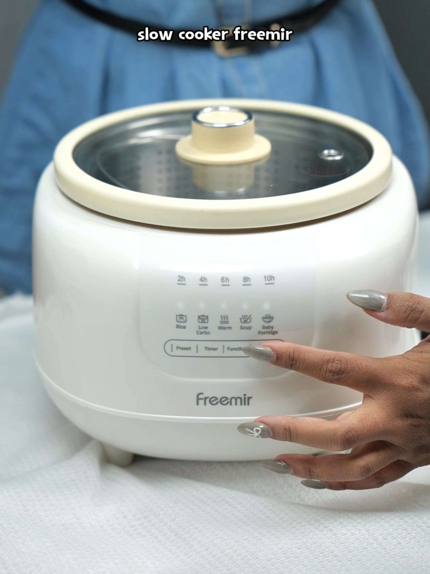 tinggal pilih modenya, masak jadi simple 😍 #freemir #slowcooker