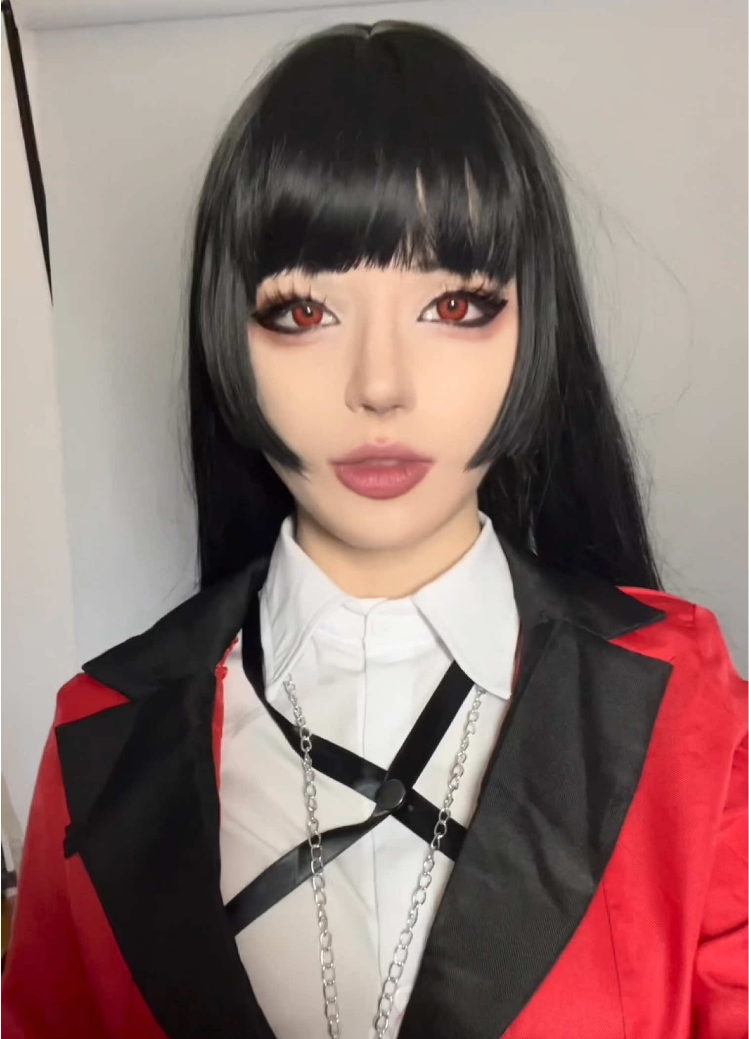 kakegurui is so tuff #cosplay #kakegurui #kakeguruicosplay #yumekojabami #yumekojabamicosplay 