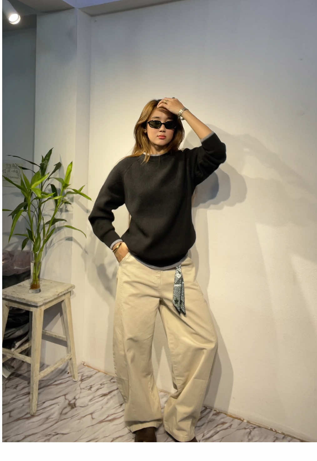 Comfort is the aesthetic 🤗 Woolen Sweater+Baggy pant✨UNISEX  #arthastreetwear #explorepage #trend #OOTD #fyp 