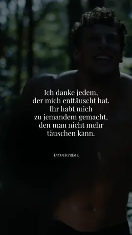 Enttäuschung tut nur einmal weh. Danach öffnet sie dir die Augen. Du wirst nicht kalt – du wirst klar. Und Klarheit schützt dich besser als jeder Mensch, der dich jemals verraten hat. Das ist erst der Anfang. Folge der Bewegung. #inyourprime #rawdiscipline #mentalehärte #selbstführung #innerstrength      