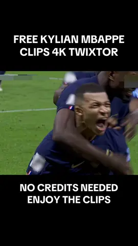 FREE KYLIAN MBAPPE CLIPS 4K TWIXTOR NO CREDITS NEEDED | #kylianmbappé #freeclips #4k #edit #twixtor 