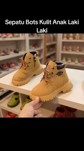 Sepatu Boots Kulit anak Laki laki#Sepatu Boots 