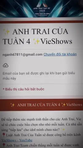 Toiii đã vote cho abe rùiii. Các b đã vote cho abe chưaaaa?? 💙 @hellonegav #hellonegav #NEGAV #GERDNANG 