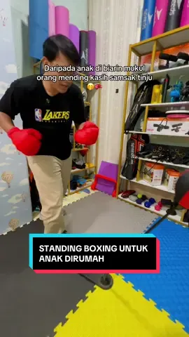 Standing boxing gratis sarung tinju dan pompa bola samsak 🥊☺️ #standingboxing #standingboxinganak #samsaktinju #boxingball #rhvn 