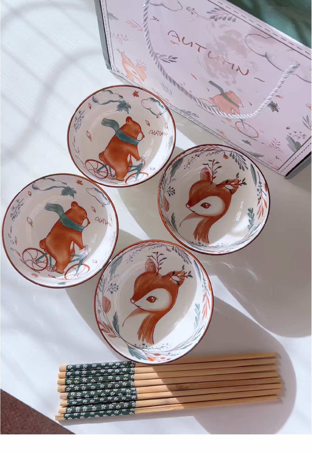 Ceramic Bowl Set 🤍 #ceramicbowl #giftset #christmasgiftideas 