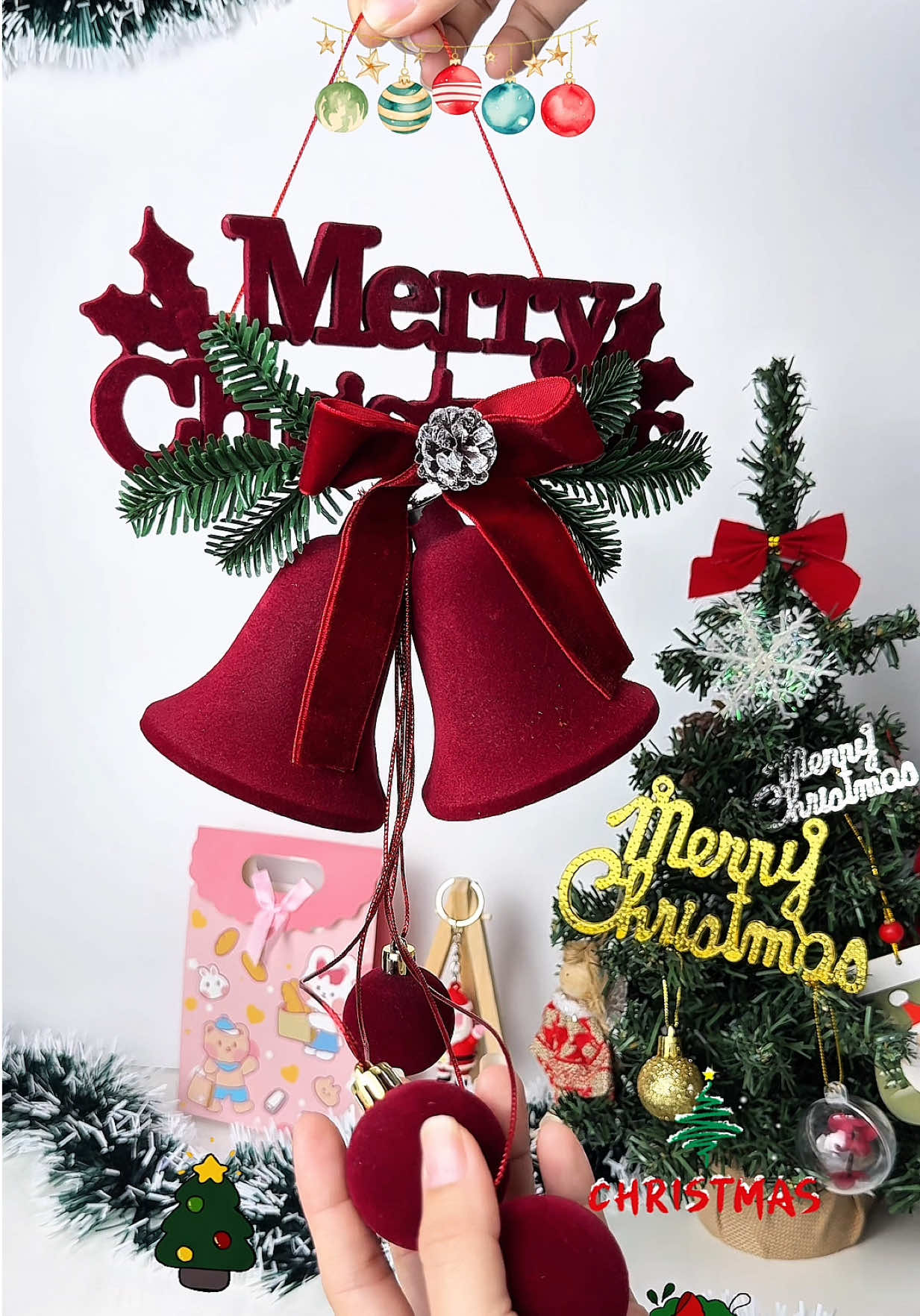Đồ Trang Trí Chuông Đổ Xô Cây Thông Noel,Chuông Giáng Sinh #decorgiangsinh #noel #tiemmegaureview #giangsinh2026#trangtrinoel  @Tiệm Mẹ Gấu 