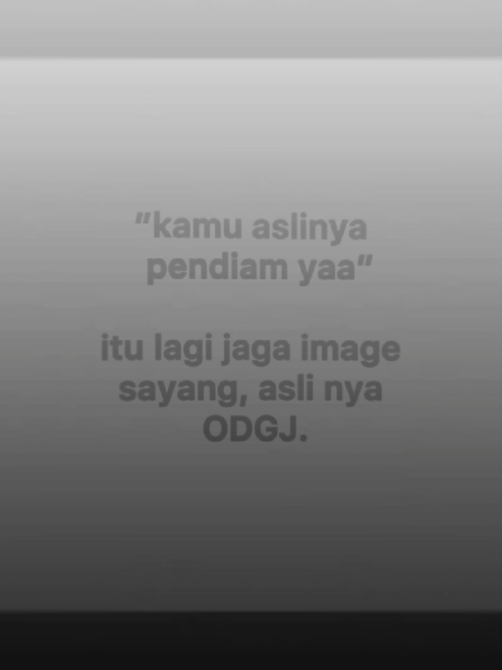 jadi gitu sayang