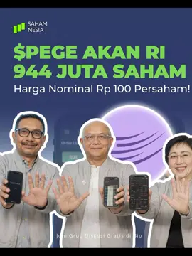 Ada yang Collect kahh #PEGE #Saham #Ihsg #RI #berita 