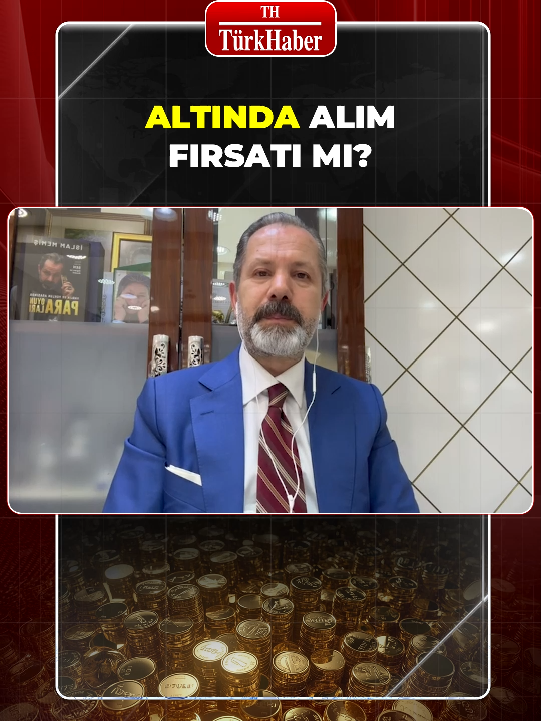 💰 Finans analisti İslam Memiş, altındaki son durumu TürkHaber izleyicileri için anlattı: 📈 “Altın yatırımcısı elindekini bugünlerde tutmalı, alım yapanlar da bunu bir fırsat olarak değerlendirmeli.” #Altın #GramAltın #Yatırım #Finans #TürkHaber