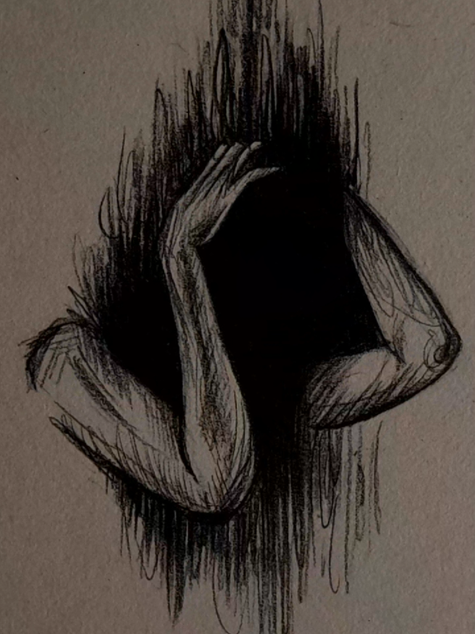 🖤🖤✏️#tiktokviral #drawing #emotions #sad #pain 