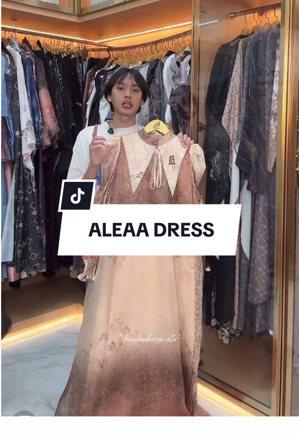 ALEAA DRESS (By : Elly Arsy) #dress #dresslebaran #gamismewah #koleksilebaran #bajulebaran2026 