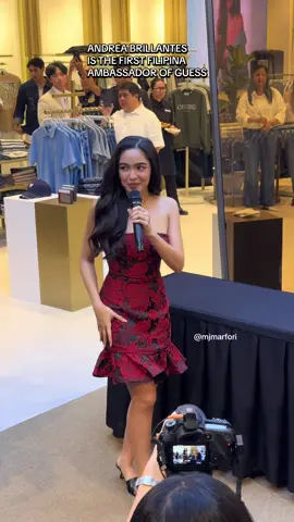 #fyp #AndreaBrillantes is the new and first Filipina face of #Guess. #EntertainmentNewsPH 