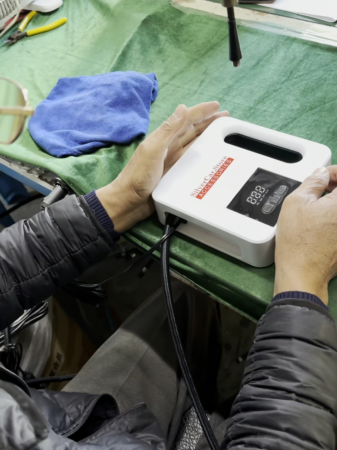 Cách tạo ra 1 chiếc bơm lốp hoàn chỉnh. #viralvideo🔥 #xuhuong  #bomlop #bomlopotodientu  #bomlopototoyota #bomlopxehoi  #bomlopxemay #bomlop12v