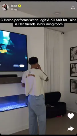 Taina has G Herbo performing a couple songs in their living room for thanksgiving. India, Chalynn, Asia & others seen having a ball at their living concert ❤️🥹  #Fyp #TainaWilliams #Gherbo #IndiaRoyale #ForYOU