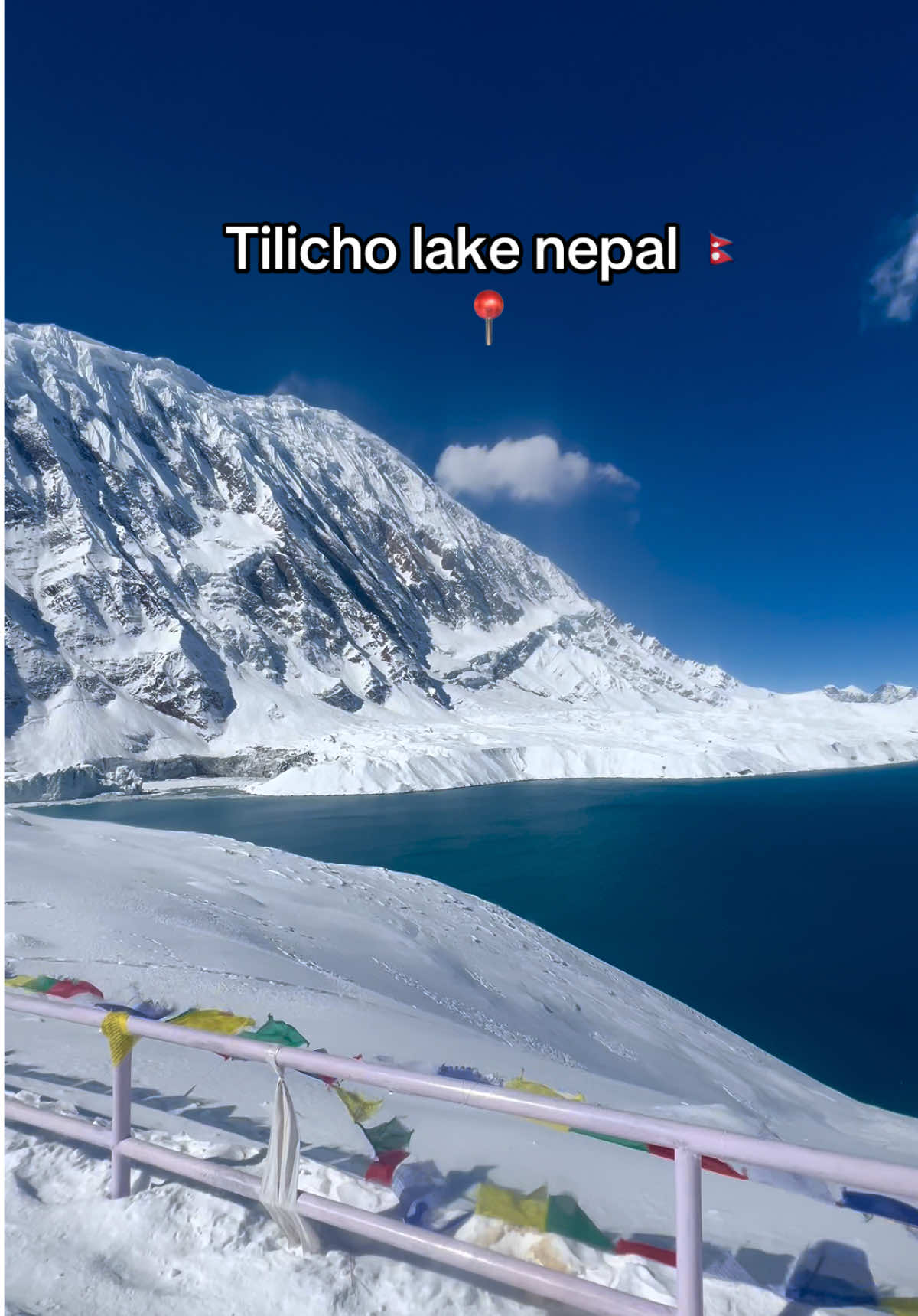 Tilicho lake nepal 🇳🇵 #trekking #tilichobasecamp #tilicholake4919_manang🇳🇵 #nepalfyp 🥰#tilicholakeview 