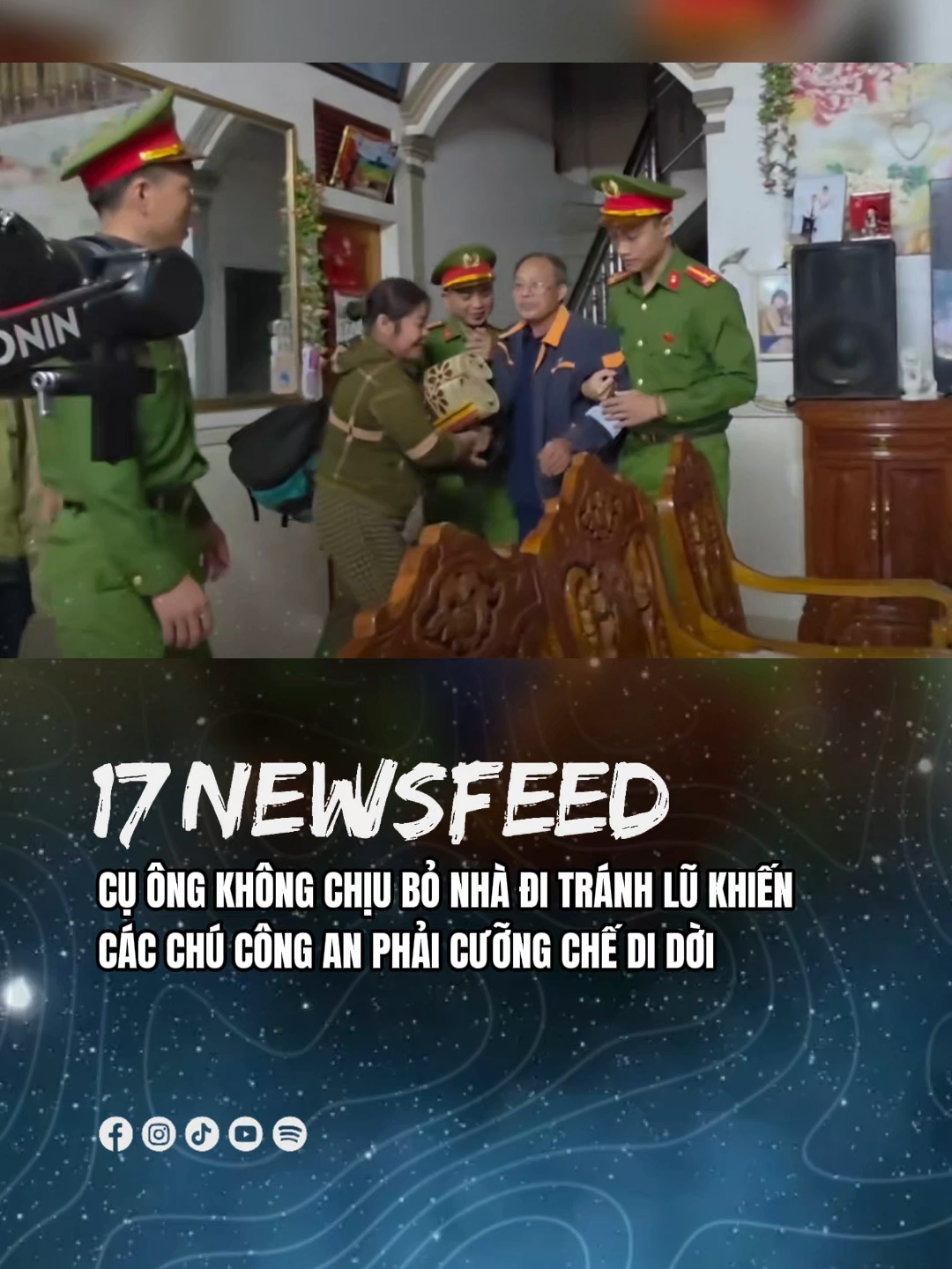 Công an vừa bắt vừa cười ... 😂 chắc ép các ông đi sơ tán đến nơi cao để tránh lũ... mấy ông tưởng bị b.ắt #17newsfeed #17network #tiktoknews #fyp