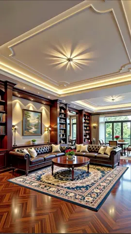 🏆 Đỉnh Cao Kiến Trúc: Tân Cổ Điển Hoàn Hảo Cho Gia Chủ Tinh Hoa 🖼️              .                       ✨ Không gian sống vương giả kết hợp hài hòa giữa nội thất gỗ cao cấp, da thật sang trọng và những đường phào chỉ tinh tế, mang lại cảm giác ấm cúng nhưng không kém phần uy quyền. 💖 Từng chi tiết được chăm chút tỉ mỉ, từ đèn chùm cổ điển đến thảm trải sàn hoa văn, khẳng định đẳng cấp và gu thẩm mỹ vượt trội của gia chủ.#NộiThấtTânCổĐiển #BiệtThựSangTrọng #NeoClassicInterior #ThiếtKếGỗ #LuxuryHomeDecor