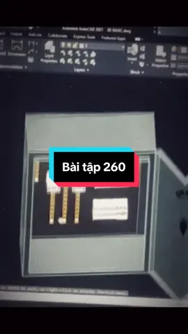 Bài tập thứ 260 cho các kỹ sư lương 5tr #autocad #hocautocad #uneti #LearnOnTikTok 