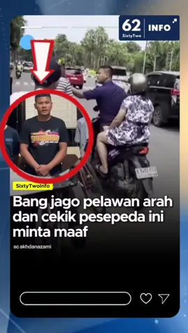 Seorang pria yang viral beberapa waktu lalu karena lawan arah hingga mencekik seorang pesepeda berujung minta maaf. Dalam permintaan maafnya, ia mengaku khilaf dan tidak akan mengulangi kesalahan yang sama. Kapolsek Cikarang Selatan, AKP Erwin Setiawan, mengatakan, pihaknya mempertemukan kedua belah pihak untuk menyelesaikan permasalahan tersebut. Mereka pun sepakat untuk berdamai dan saling memaafkan.