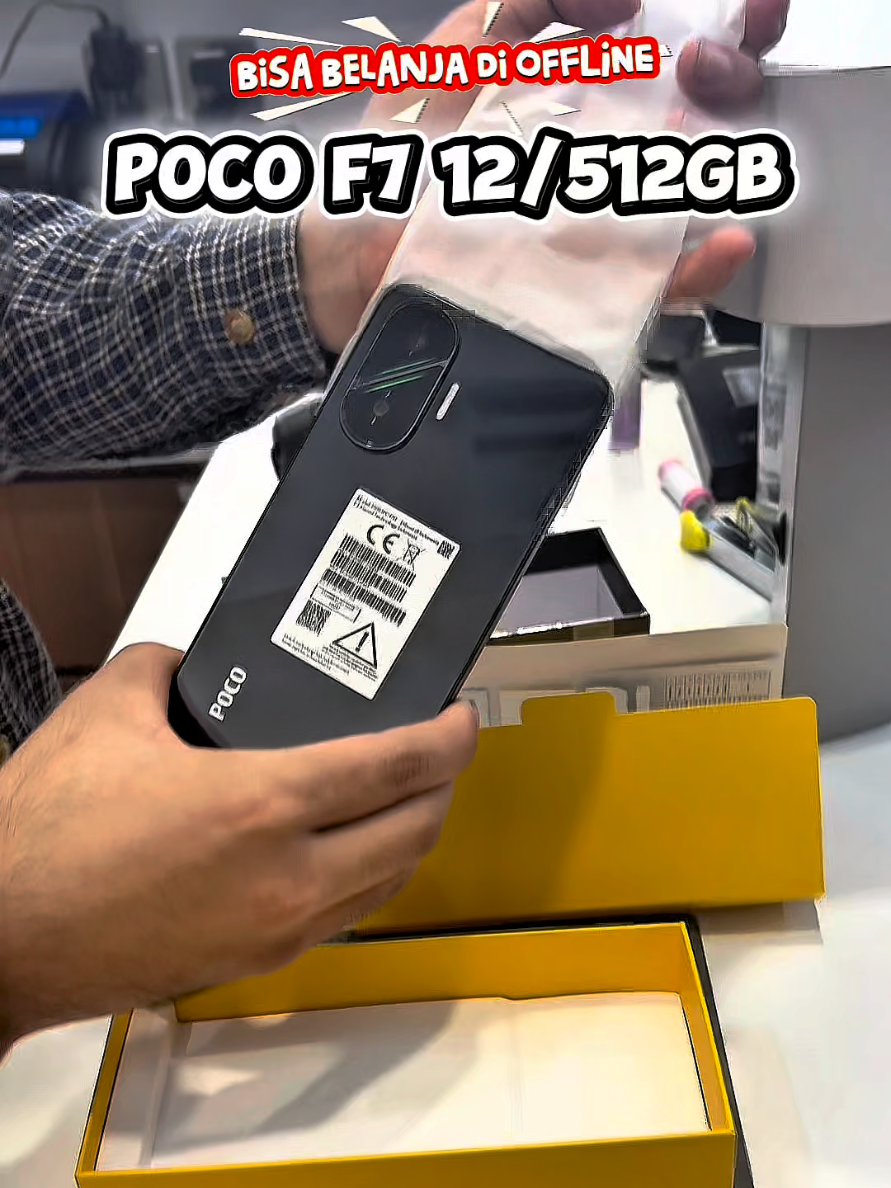 Poco F7 udah tersedia offline di GetGadget! Datang ➜ cek barang ➜ langsung bawa pulang. Nggak perlu nunggu pengiriman online. Gas ke GetGadget! 🔥 GetGadget Store (Handphone, Tablet, Laptop, Accessories) Buka Setiap Hari : 09.00 - 22.00 📍Ruko Grand Galaxy City Jl. Boulevard Raya blok RGB no. 32 Bekasi Selatan #poco #pocof7 #offline #belioffline #x7 