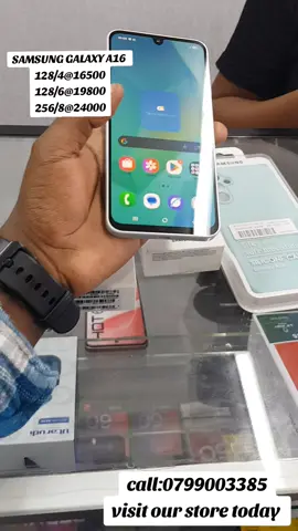 SAMSUNG GALAXY A16 4G  Samsung Galaxy A16 4G Key Features RAM: 4GB, 6GB, 8GB Internal Storage: 128GB,256GB Display: 6.7-inch, AMOLED Operating System: Android 14, up to 6 major Android upgrades, One UI 6.1 Chipset: Mediatek Helio G99 (6 nm) Connectivity: 4G, Bluetooth 5.3, NFC, GPS, Wi-Fi, FM Radio Main Camera: 50MP+2MP+2MP Selfie Lens: 13MP Battery: 5,000mAh with 25W Fast Charging Support Colorways: Gray, Water Green, Midnight Blue #phoneaccessories #creatorsearchinsight #bestsmartphoneseller #samsung #bestprice 