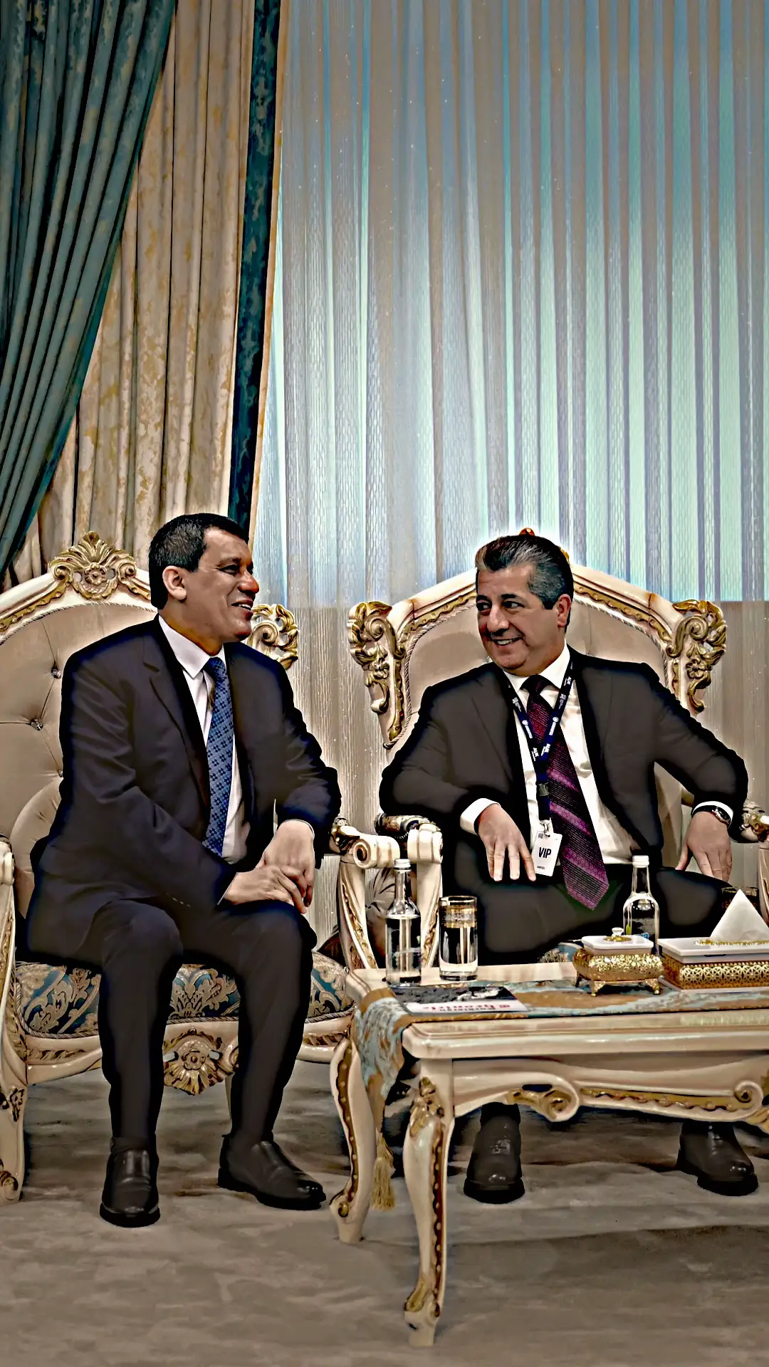 رئيس حكومة كوردستان السيد مسرور بارزاني يستقبل مظلوم عبدي اليوم في دهوك  #masoudbarzani #masrourbarzani #masrour_barzani #areenmasrourbarzani #areenbarzani           