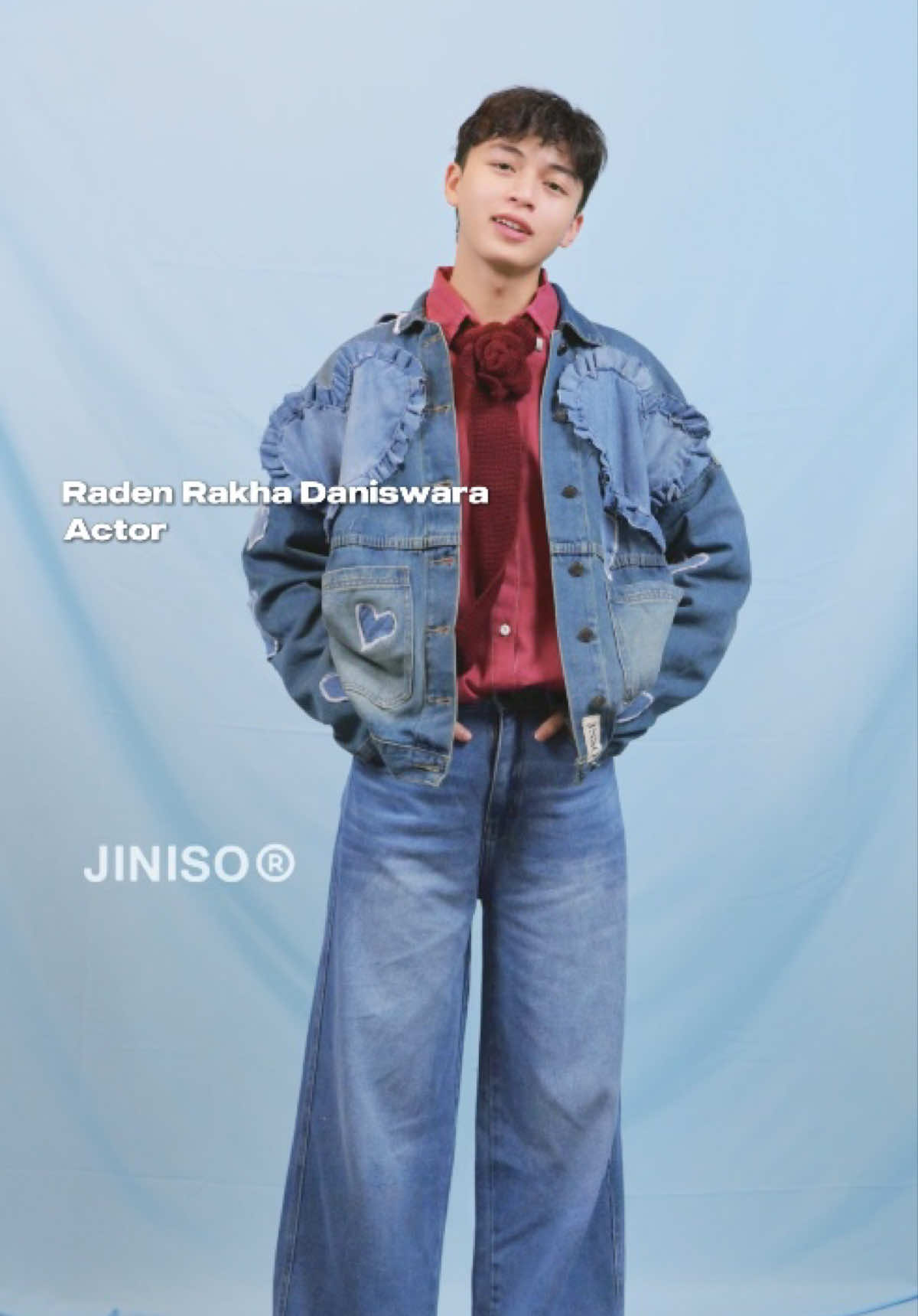 Let’s go! Seru-seruan bareng Rakha BTS shoot seven years strong! 💙🔥 ft. PLAYDATE 652 #JINISO #jinisoemangkeren #terbiasakeren #highwaistloose #baggyloosejeans 