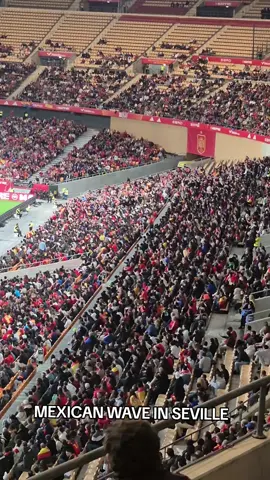 #españa #fútbol #seville  #mexicanwave #fans 
