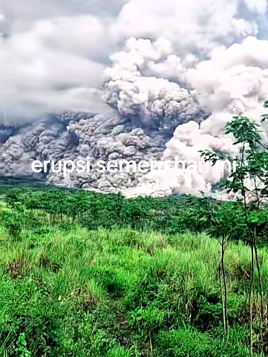 erupsi lahar panas hari ini rabu 19 November 2025 semoga warga sekitar selamat semua ya Allah#fyppppppppppppppppppppppp #erupsisemeru2025#semerulumajang 