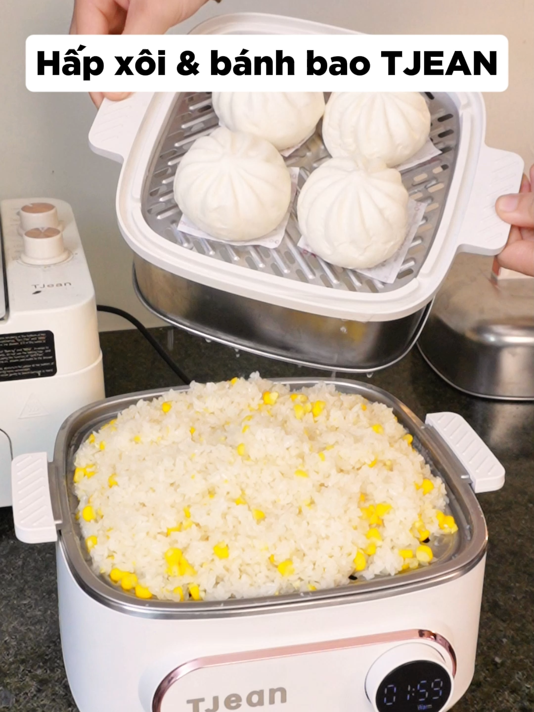 “Làm món healthy dễ dàng với nồi hấp điện!”#TJean