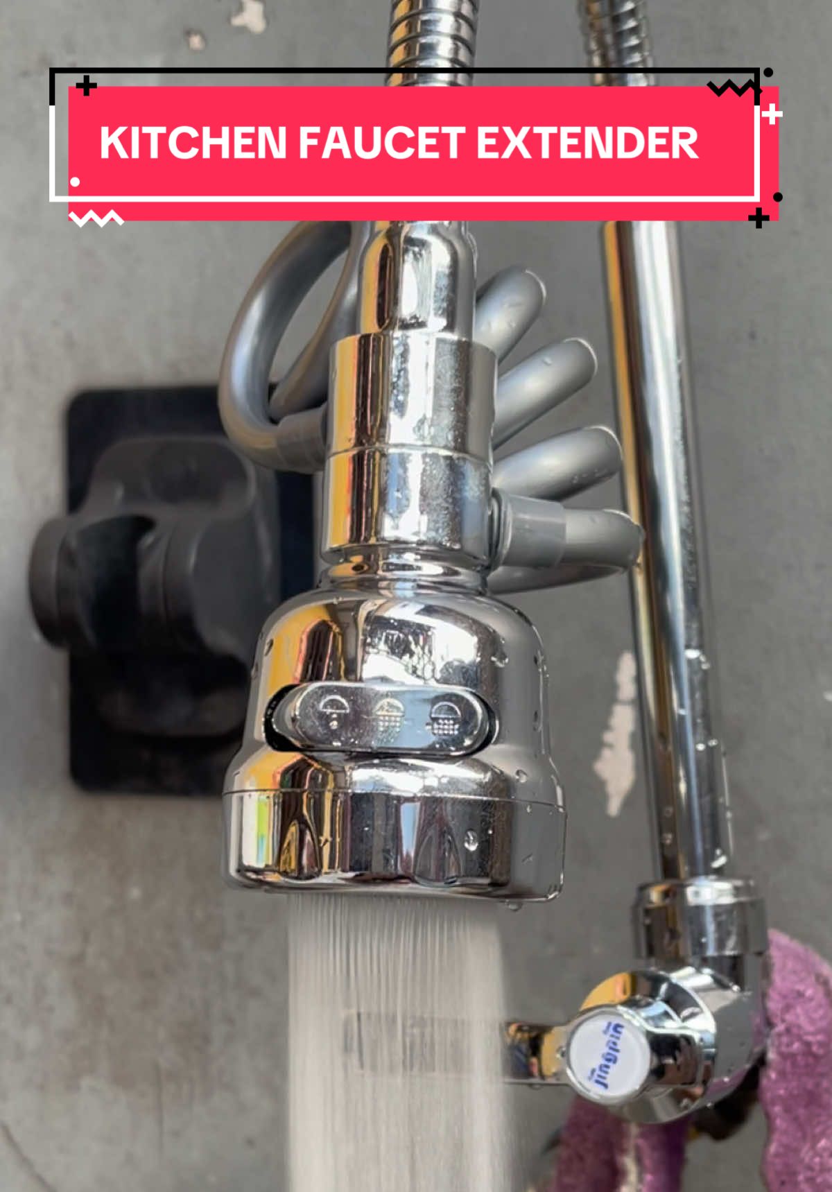 3Modes kitchen faucet boost extender nozzle adapter 😱😍 #pressurized #kitchenfaucet #faucetadapter 