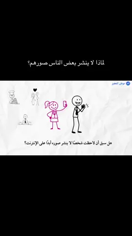 #لماذا لا ينشر بعض الناس صورهم؟