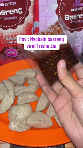 Enak bangettt ✨💋 Siapa yang belum nyobain Basreng dapur estetok ala @Trisha Zia ☝️ #fomo #basrengviral #fypシ゚ #foodies #dapurestetok 