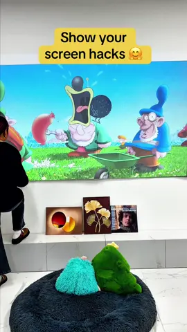 Besides watching dramas,what else can it do?share in comments!🤗😎#tiktokshopblackfriday #tiktokshopcybermonday #spotlightfinds #projectorscreen #projector    