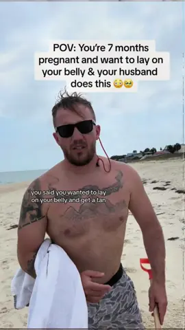 Not the 🍈🍈 holes 🤣#danandsam #couplecontent #couplecomedy #couplehumor #pregnant