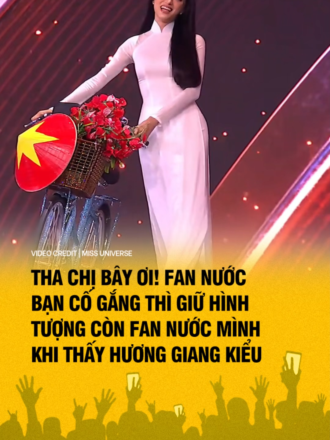 Tha chị bây ơi :)) #huonggiang #missuniverse #hongshowbiz #viral #xuhuong #fyp