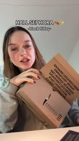 je suis tellement heureuse et fière de moi, c’est aussi grâce à vous merci 🫶🏻🥹 @Diorbeauty @Sol de Janeiro #pourtoi #hall #unboxing #sephora #blackfriday 