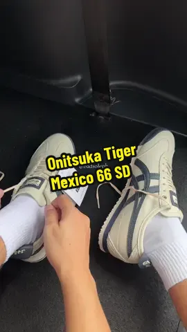 Comfy Sneakers Unisex Onitsuka Tiger Mexico 66 SD #onitsukatiger #mexico66sd #fyp #sneakers #shoes 