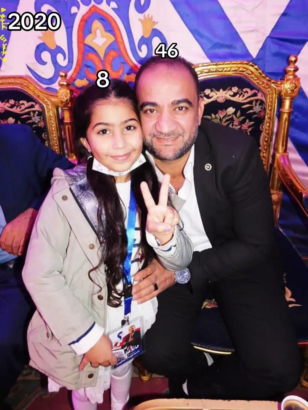 بابا حبيبي عايزة أقولك ربنا يقوّيك ويحفظك ويعدّي عليك الفترة دي كلها على خير. إحنا دايمًا وراك وفخورين بيك، وربنا يخليك لينا وما يحرمنا منك أبدًا. ❤️ بحبك يا بابا💞 