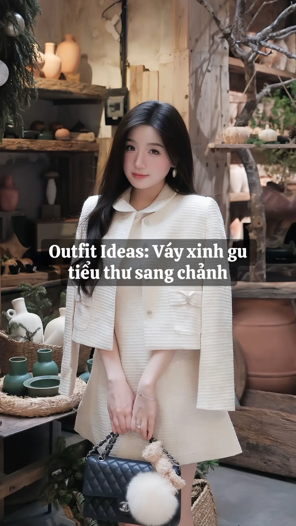 Gu tiểu thư sang chảnh 😍😘 #outfitideas #vayxinh #tipsphoido #phoidoxinh #beereview74 