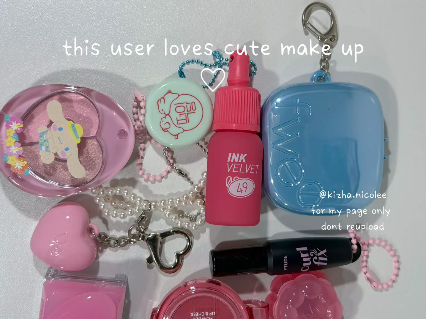 cute make up 4ever💗🎀🍓🫧 @OLIVE YOUNG Global 5% off code: KIZHA28  #etude #fwee #peripera #amuse #dasique 