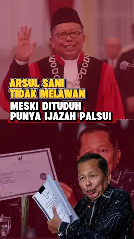 Arsul sani tidak melawan meski dituduh punya ijazah palsu #lawanhoakss #buktiijazaharsul #fyp #arsulsani #ijazah 