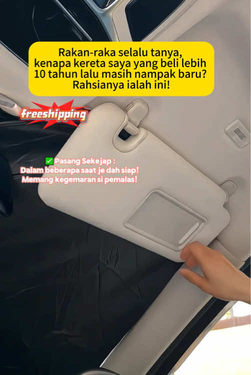Why does someone's car look as good as new after driving for more than ten years?🤯#carsunshade #sunshade #kereta #carinterior #automobile #freeshipping 