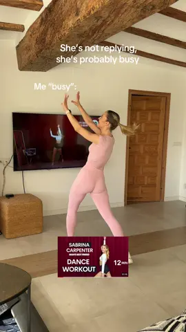 Sorry, but nothing can stop me when I’m doing my dance workout to Sabrina’s songs 🤪❤️ #sabrinacarpanter #manchild #danceworkout 