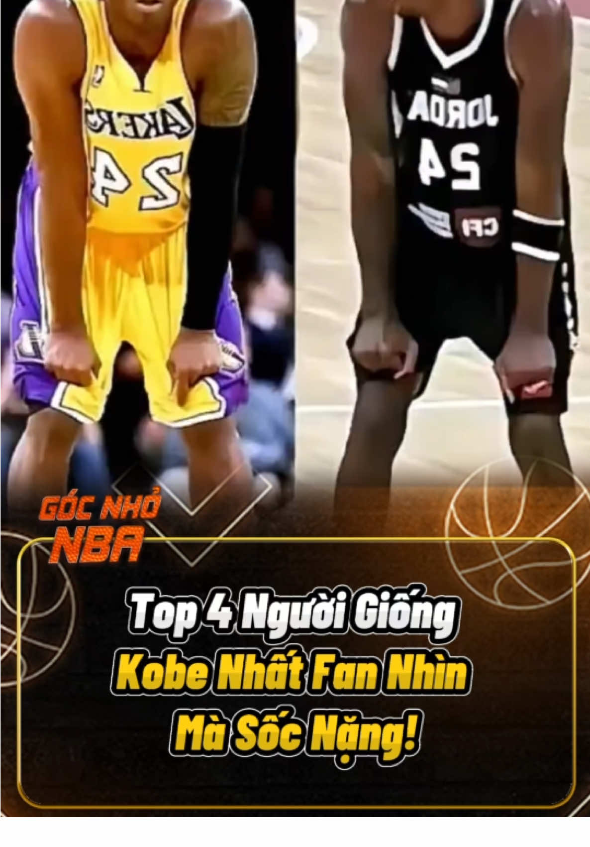 Top 4 Người Giống Kobe Nhất Fan Nhìn Mà Sốc Nặng! #kobe  #NBA  #BóngRổ  #foryou 