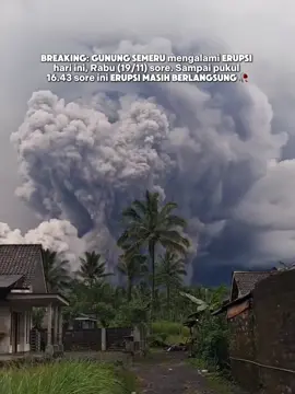 Stay safe semuanya untuk yg berada disekitar Gunung Semeru #gunungsemeru #jawatimur #erupsi #infobmkg #viral 