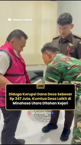 Usai menjalani pemeriksaan maraton selama tujuh jam, Hukum Tua Desa Laikit, Kecamatan Dimembe, Kabupaten Minahasa Utara akhirnya resmi ditahan oleh Kejaksaan Negeri Minahasa Utara pada Senin (19/11/2025). FM ditetapkan sebagai tersangka setelah penyidik menemukan dua alat bukti kuat terkait dugaan penyalahgunaan Dana Desa Laikit tahun 2023–2024. Akibat perbuatan tersebut, negara disebut mengalami kerugian mencapai 347 juta rupiah. Penahanan ini sekaligus menjadi langkah tegas Kejari Minut dalam menangani kasus-kasus yang merugikan masyarakat dan keuangan negara. #kejariminut #kejatisulut #kejagung #minut #danadesa 