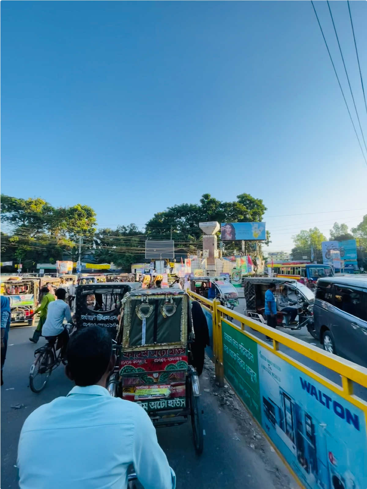 📌সাতমাথা, বগুড়া ✨🤌🏾 #bappy94 #bogura #video #foryou #10millionview 