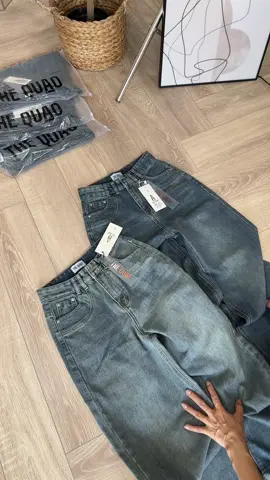 Quần jeen nữ lưng cao ống rộng ống 24-25 cm viền túi đai đôi #ncb08  #thequao  #quạneennulungcao  #quạneennu  #quạneenongrong 